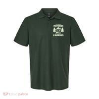 The Best Memories Are Made Camping Polo thumb 0