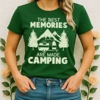 The Best Memories Are Made Camping Women's T-Shirt thumb 2