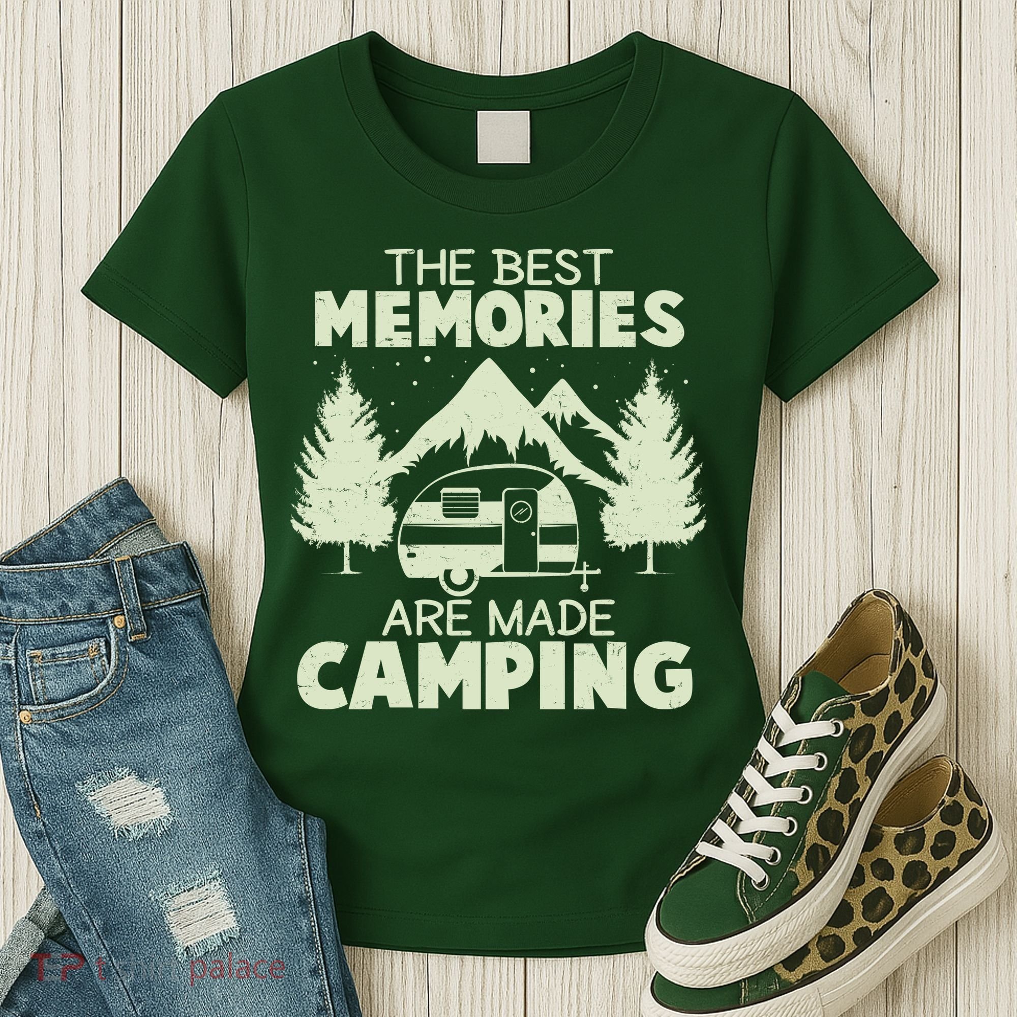 The Best Memories Are Made Camping Women's T-Shirt