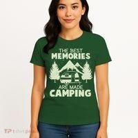 The Best Memories Are Made Camping Women's T-Shirt thumb 4