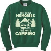 The Best Memories Are Made Camping Kids Sweatshirt thumb 0