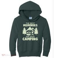 The Best Memories Are Made Camping Kids Hoodie thumb 0