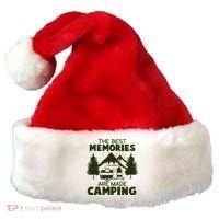The Best Memories Are Made Camping Santa Hat thumb 0
