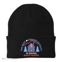 The Best Out Door Activity Is Going Back Inside Beanie thumb 0