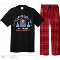 The Best Out Door Activity Is Going Back Inside Pajama Set thumb 0
