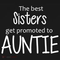 The Best Sisters Get Promoted To Auntie  Backpack thumb 2