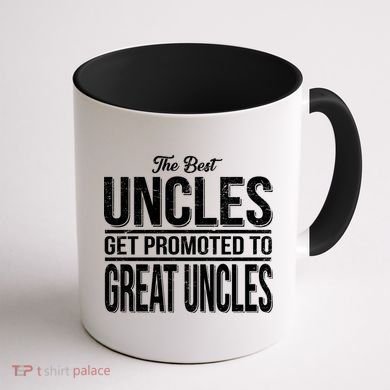 The Best Uncles Get Promoted To Great Uncles Coffee Mug back