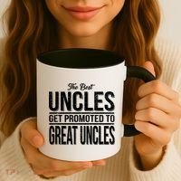 The Best Uncles Get Promoted To Great Uncles Coffee Mug thumb 3