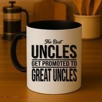 The Best Uncles Get Promoted To Great Uncles Coffee Mug thumb 4