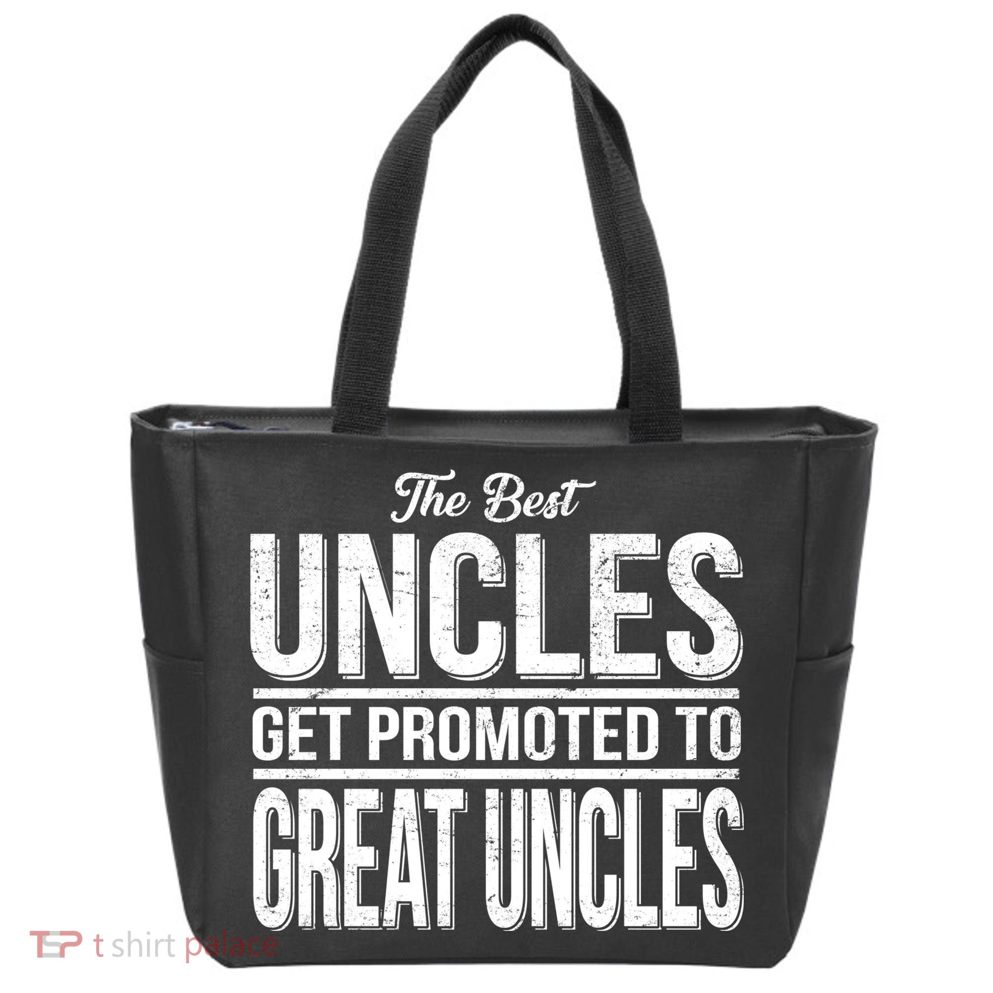 The Best Uncles Get Promoted To Great Uncles Tote Bag