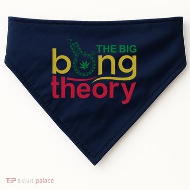 The Big Bong Theory Funny USA-Made Doggie Bandana