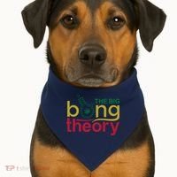 The Big Bong Theory Funny USA-Made Doggie Bandana thumb 1