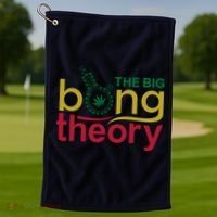 The Big Bong Theory Funny Golf Towel thumb 1