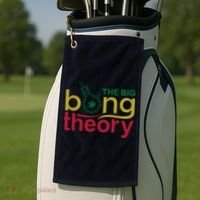 The Big Bong Theory Funny Golf Towel thumb 2