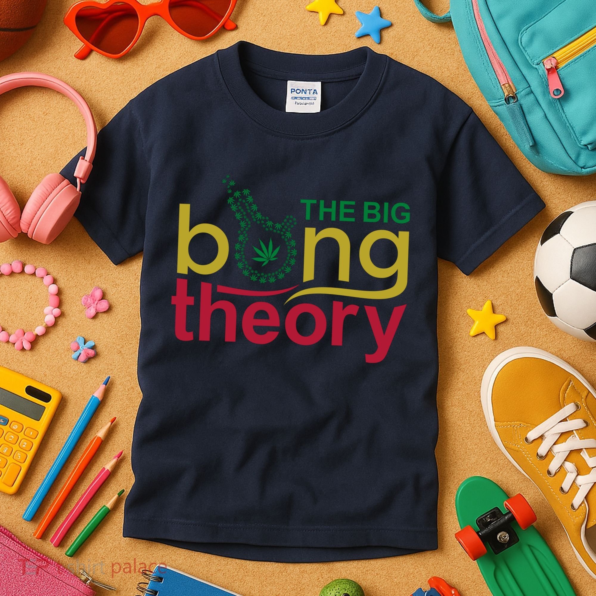 The Big Bong Theory Funny Kids T-Shirt