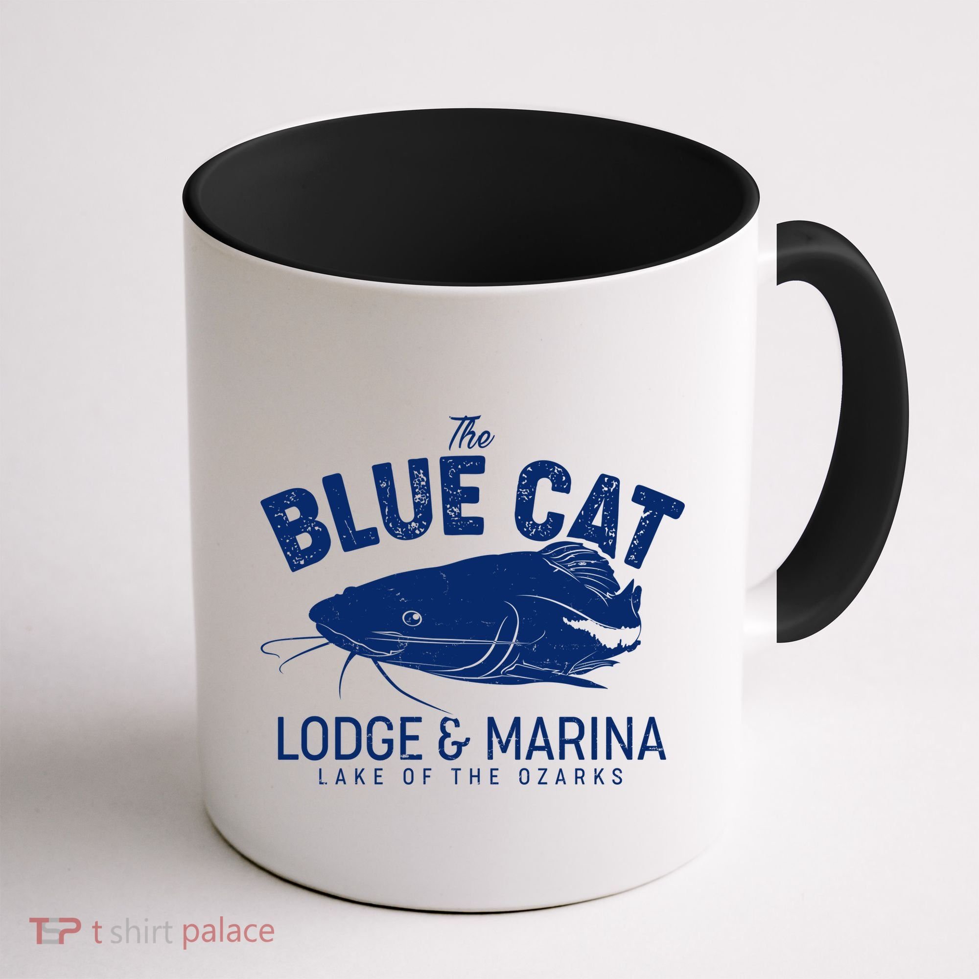 The Blue Cat Lodge & Marina Coffee Mug