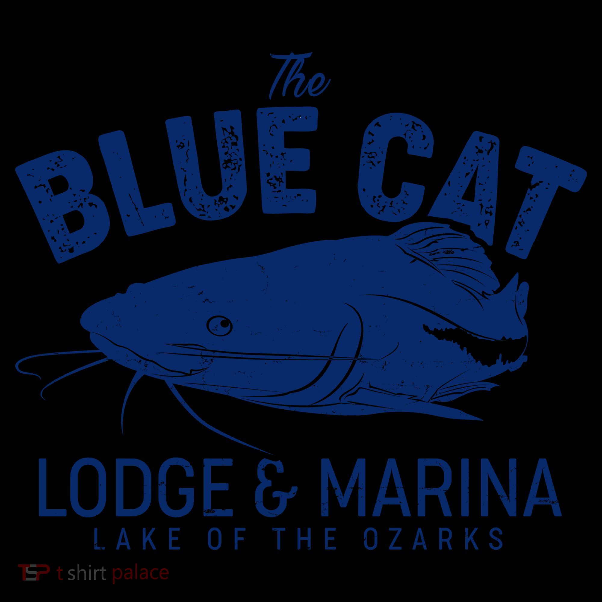 The Blue Cat Lodge & Marina Coffee Mug