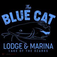 The Blue Cat Lodge & Marina Ornament thumb 1
