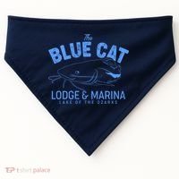 The Blue Cat Lodge & Marina USA-Made Doggie Bandana thumb 0