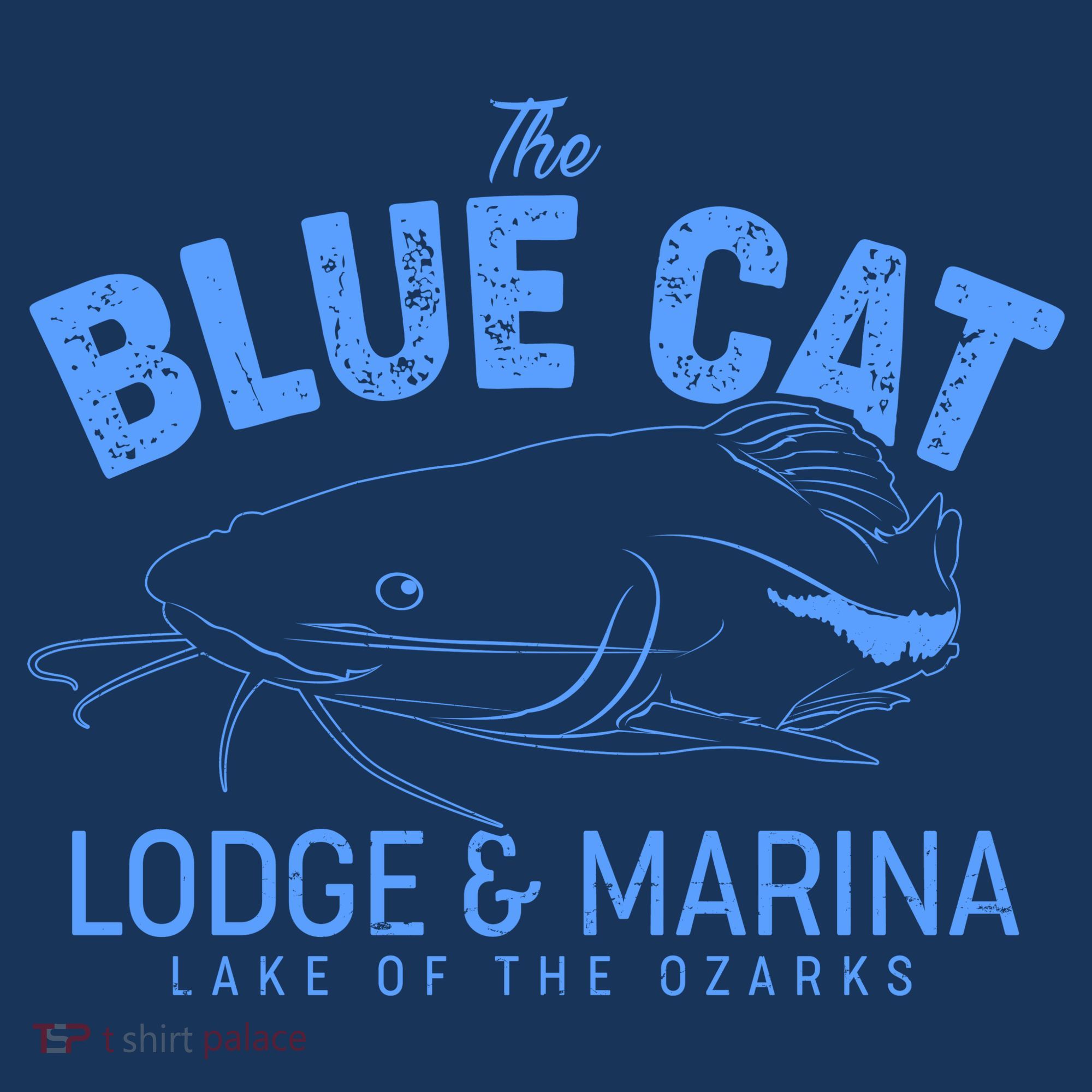 The Blue Cat Lodge & Marina Button