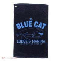 The Blue Cat Lodge & Marina Golf Towel thumb 0