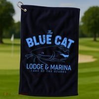 The Blue Cat Lodge & Marina Golf Towel thumb 1