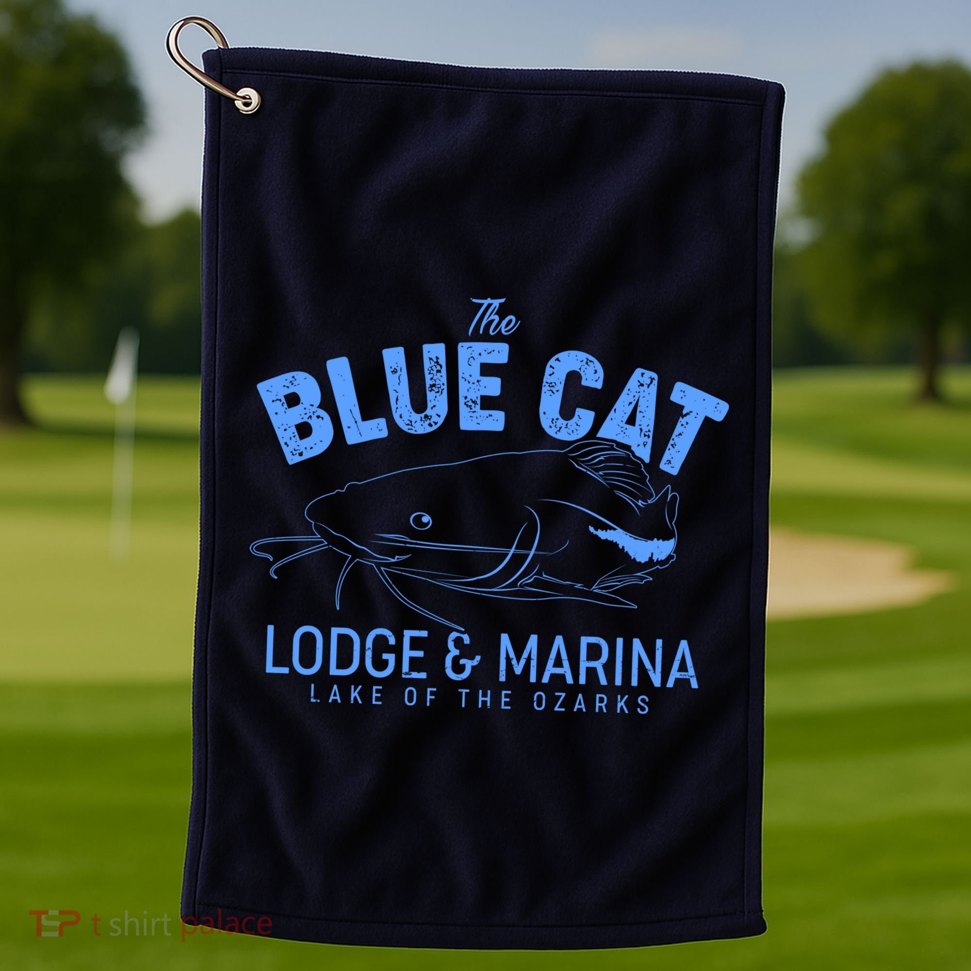 The Blue Cat Lodge & Marina Golf Towel
