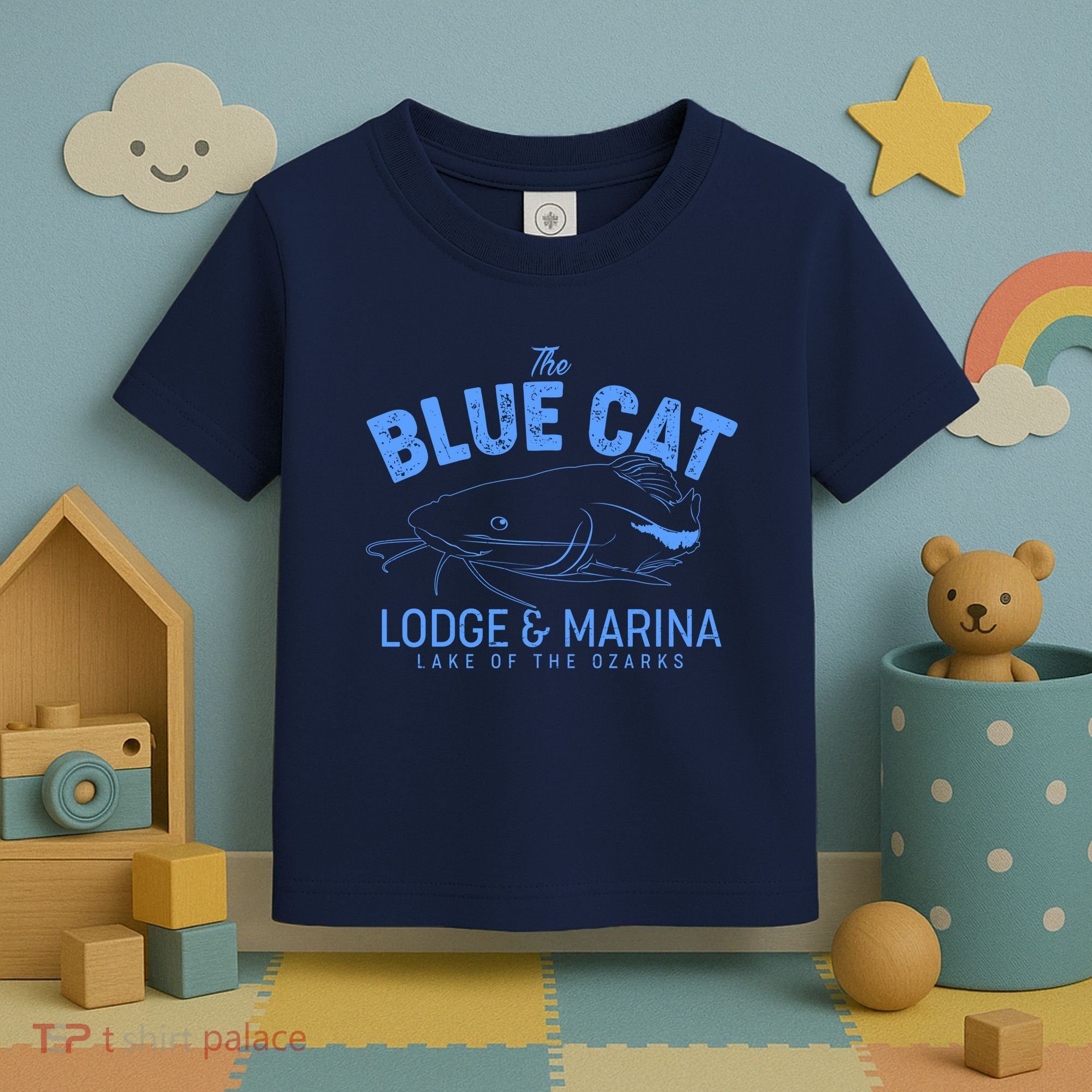 The Blue Cat Lodge & Marina Toddler T-Shirt