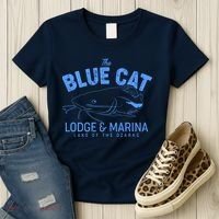 The Blue Cat Lodge & Marina Women's T-Shirt thumb 3
