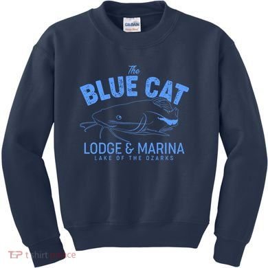 The Blue Cat Lodge & Marina Kids Sweatshirt
