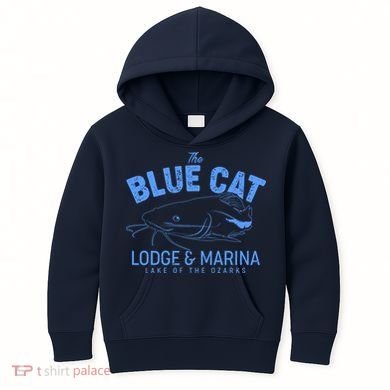 The Blue Cat Lodge & Marina Kids Hoodie