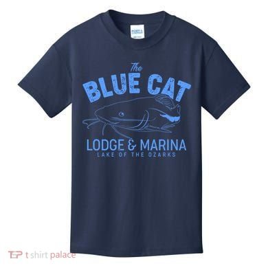 The Blue Cat Lodge & Marina Kids T-Shirt