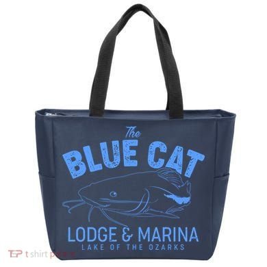 The Blue Cat Lodge & Marina Tote Bag