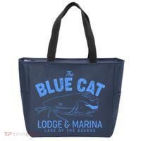 The Blue Cat Lodge & Marina Tote Bag thumb 0