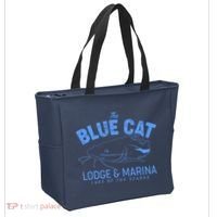The Blue Cat Lodge & Marina Tote Bag thumb 2