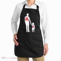 The Boss The Real Boss Father And Child Apron thumb 2