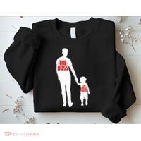 The Boss The Real Boss Father And Child Sweatshirt thumb 2