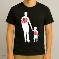 The Boss The Real Boss Father And Child T-Shirt thumb 3