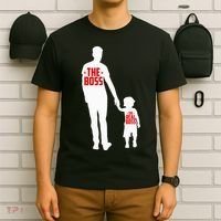 The Boss The Real Boss Father And Child T-Shirt thumb 6