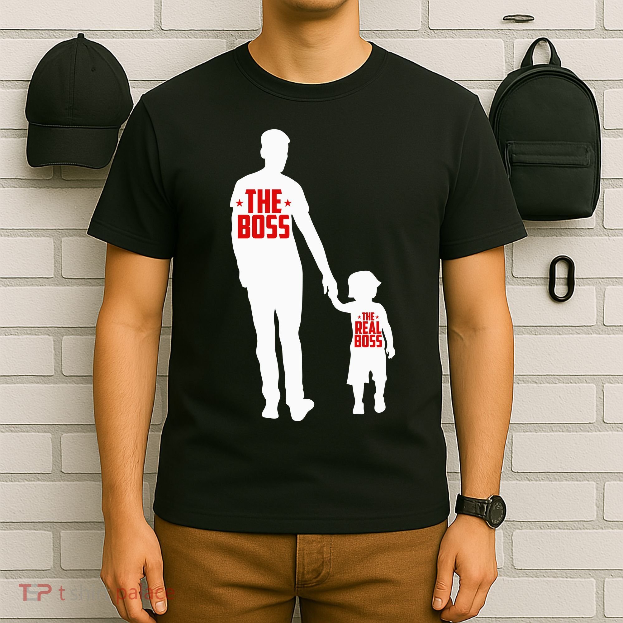 The Boss The Real Boss Father And Child T-Shirt