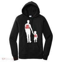 The Boss The Real Boss Father And Child Women's Hoodie thumb 0