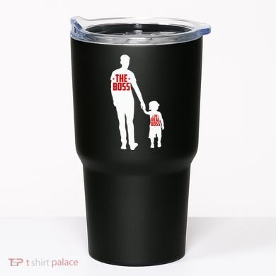The Boss The Real Boss Father And Child Tumbler