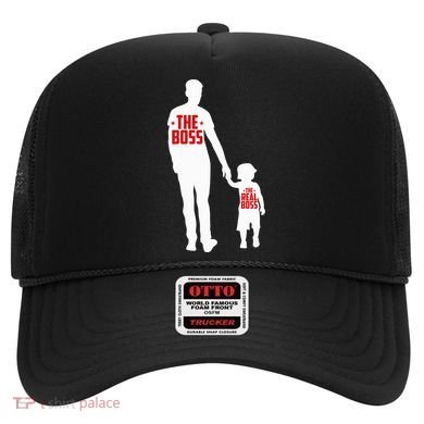 The Boss The Real Boss Father And Child Hat