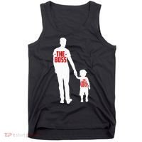 The Boss The Real Boss Father And Child Tank Top thumb 0