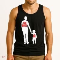 The Boss The Real Boss Father And Child Tank Top thumb 3