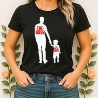 The Boss The Real Boss Father And Child Women's T-Shirt thumb 2