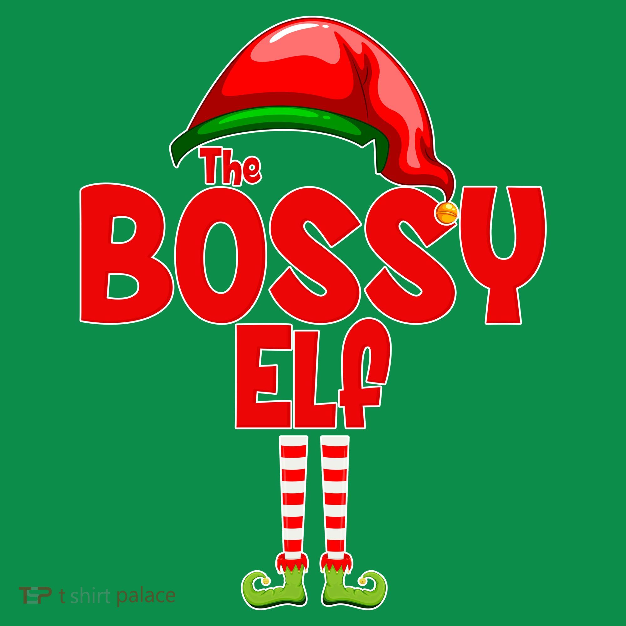 The Bossy Elf Matching Christmas Women's Long Sleeve Shirt