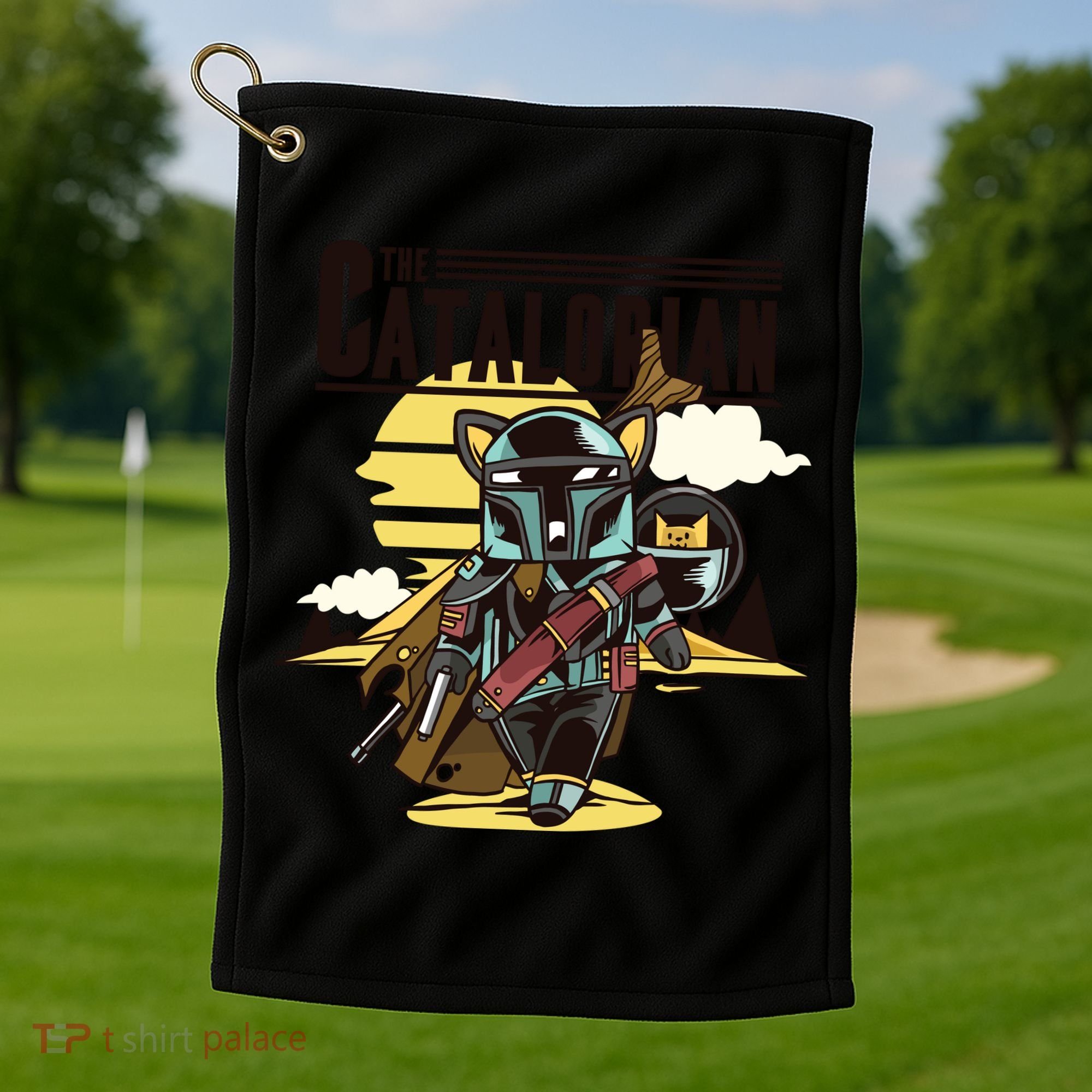 The Catalorian Golf Towel