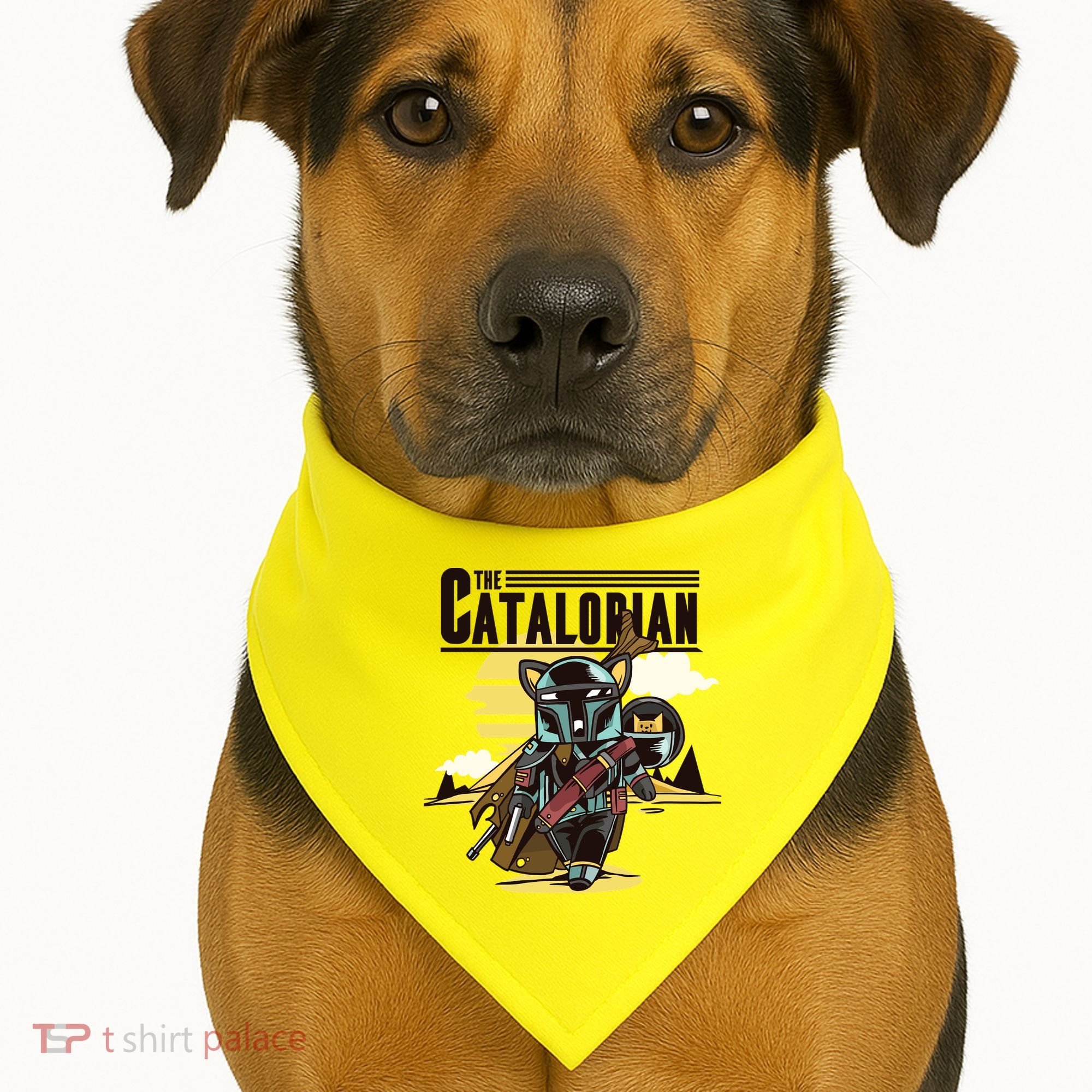 The Catalorian USA-Made Doggie Bandana