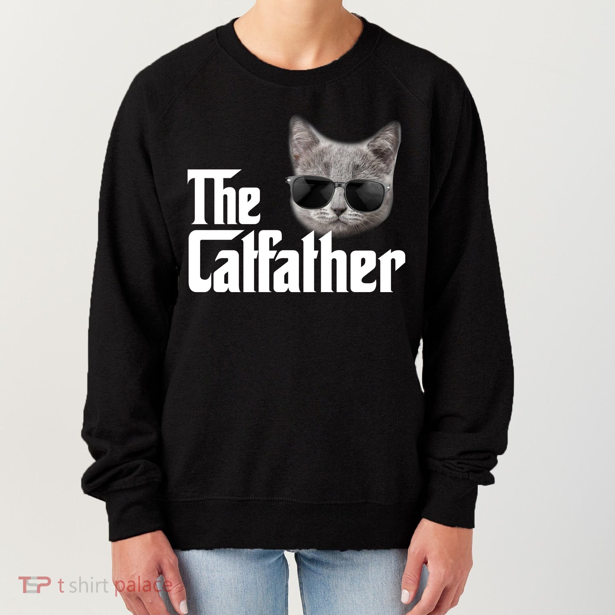 The Catfather Cool Movie Parody For Dads Women's Sweatshirt
